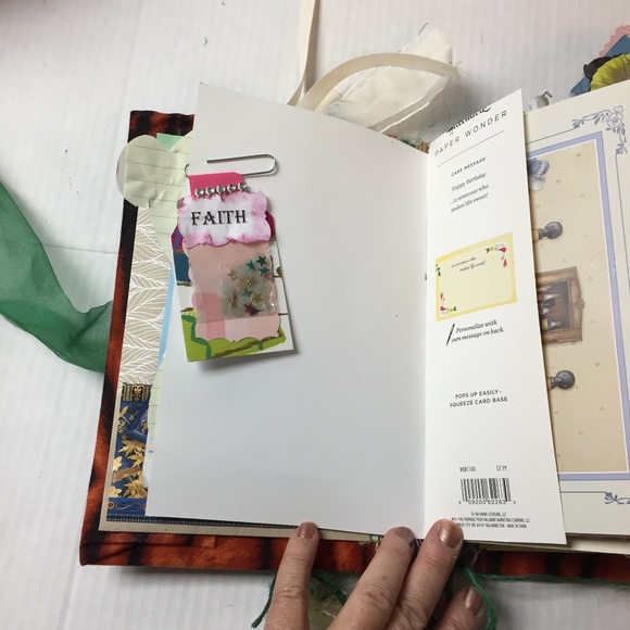 Handmade Junk Journal Altered Book - Picture 3 of 5